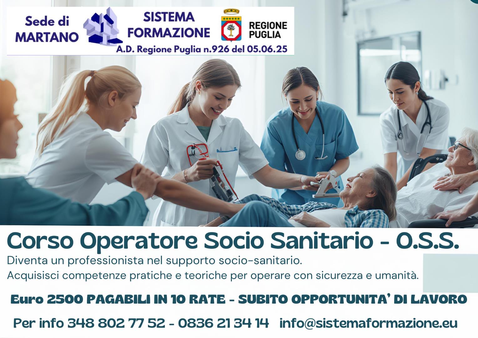 Corso per il conseguimento della qualifica di O.S.S.